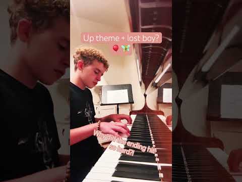 🎈Married life + lost boy? 🧚 #piano #music #pianomusic