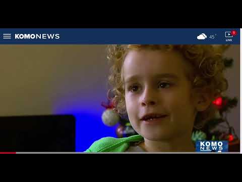 Leland on KOMO News (age 8)