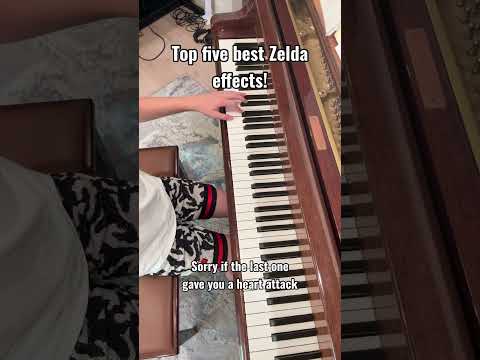 Best zelda sound effects! #piano #funny #zelda #ptsd